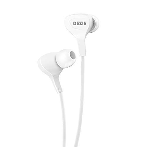 Dezie IPX6 Waterproof Earphone Sweatproof Sport In-Ear Headphone (White)