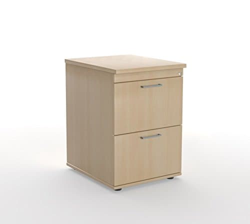 Beech Effect 2 Drawer Filing Cabinet