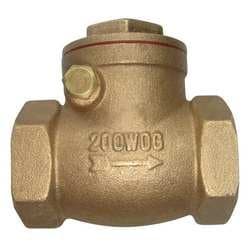 6VDT8 Swing Check Valve, 2 In, FNPT, Brass