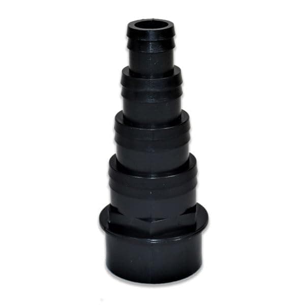 1.5″/43MM 4 Stepped Black HOSETAIL Solvent Weld KOI Fish Pond Tank Filter Pipe