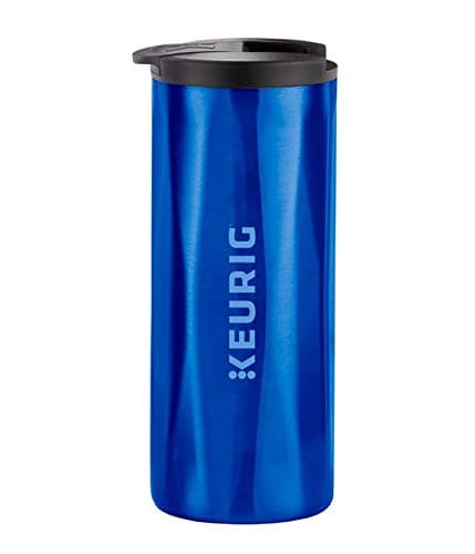 Keurig Coffee Travel Mug, Fits Under Any Keurig K-Cup Pod Coffee Maker, 14 oz, Royal Blue