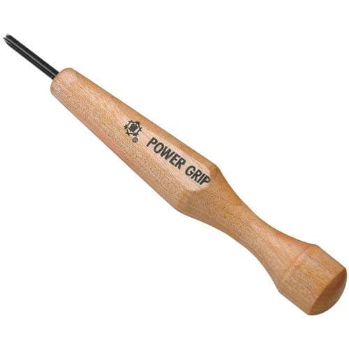 Mikisyo Power Grip Carving Knife Chisel (Round Type) [1mm] (Japan Import)