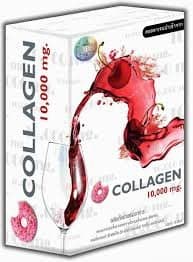 3 Box Donut Collagen 10000 mg Collagen Tripeptide Innovation of New Skin Care Wash Residue Skin Bright 10 Sachet (20g./1Sachet) by Triple W Shop