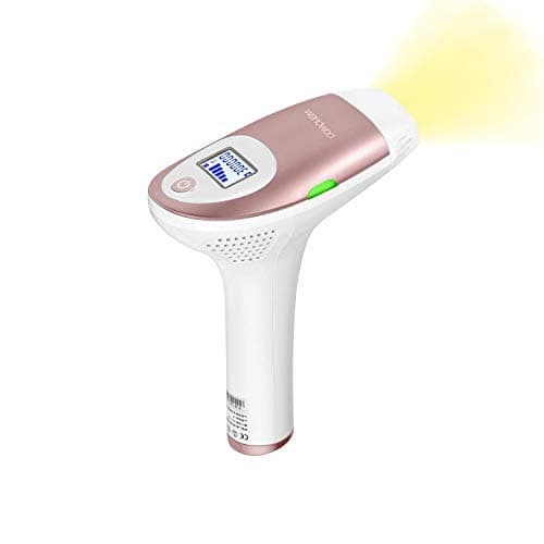 Laser Hair Removal for Women & Men, 300,000 Flashes IPL Permanent Hair Removal & Upgrade Ice Compress - Home Use Hair Remover on Face Chest Bikini Line Legs Arms Armpits - More Safe and Comfortable