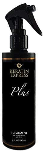 Keratin Express Plus 8 fl oz Smoothing Treatment Professional Hair Treatment up to 12 weeks. Do not use it on Pregnant Women, Children and Nursing. This product contains Formaldehyde.