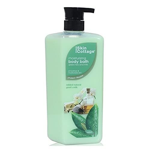 Premium Green Tea and Milk Body Wash 1000 ml – Deep Moisturizing Bath Wash with Natural Goat’s Milk Proteins for Soft, Hydrated Skin