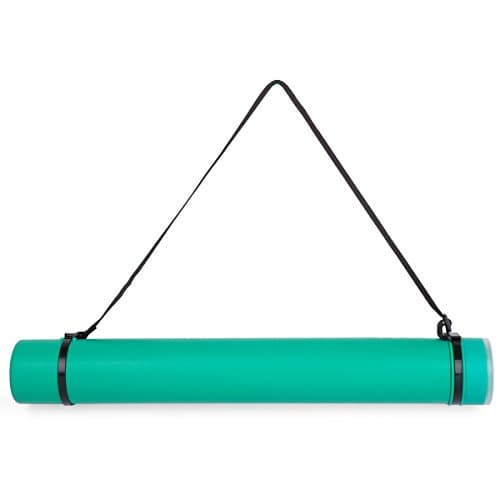 Durable Poster Storage Tube with Straps 24"-40" Extendable for Blueprints, Artwork, Maps, Posters Color Green