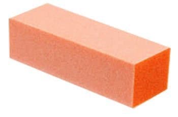 3 way nail buffer buffing block 100 pcs orange by vipolish