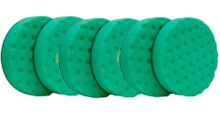 CCS 6.5 inch Green Polishing/Finishing Pad-6 Pack