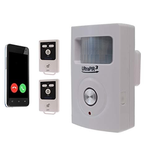 Battery Powered GSM Alarm, Perfect for Sheds - Caravans - Garages, 130 Decibel Siren