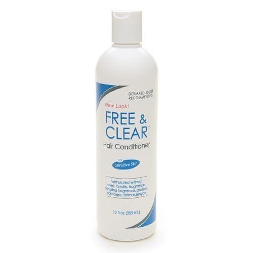 Conditioner for Sensitive Skin, Free of Dyes, Fragrance, Lanolin, Parabens and Formaldehyde Releasers, Dermatologist Tested, 12 fl oz (Pack of 2)