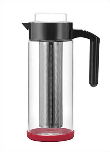 Purplecrown Cold Brew Coffee Maker Large 50oz/1.5L Glass Pitcher Cold Brewer System with Stainless Steel Mesh Core