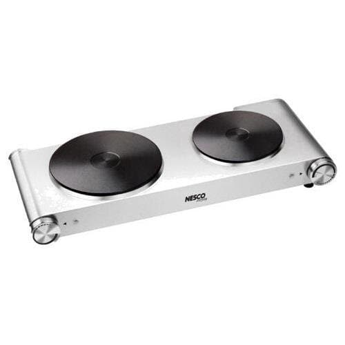 Metal Ware DB-02 STAINLESS STEEL 1800WATT DOUBLE BURNER 900WATT EACH