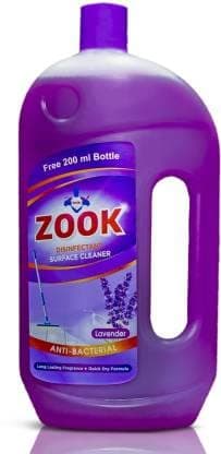 Zook Disinfectant Surface & Floor Cleaner Liquid Lavender [ 975 ML ]