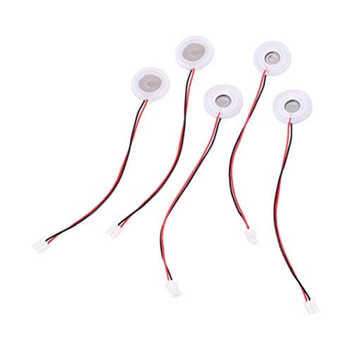 5pcs Atomizing Piece for Air Humidifier Replacement Atomizing Head Oscillating Plate for Piezoelectric Ceramic Portable Humidification Accessories White