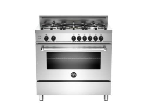 MAS365GASXE | Bertazzoni Master 36 Gas Range, 5 Burners, Natural Gas - Stainless Steel