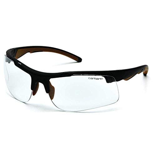Carhartt Rockwood Safety Glasses, Clear Anti-Fog, Frustration-Free Packaging