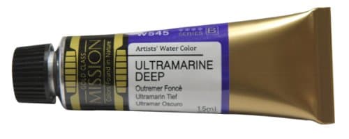 Mijello Mission Gold Class Water Colour, 15ml, Ultramarine Deep