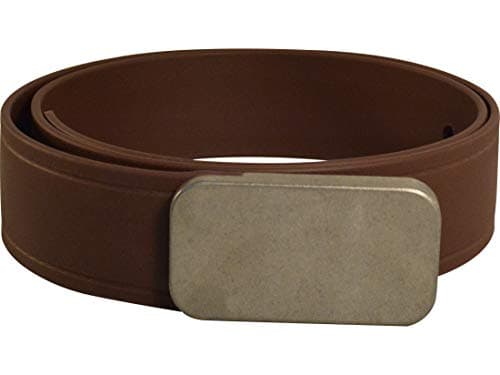 Lenwood Leather Blunt Force Trauma Webbing Belt 1.5" Stainless Steel Buckle.