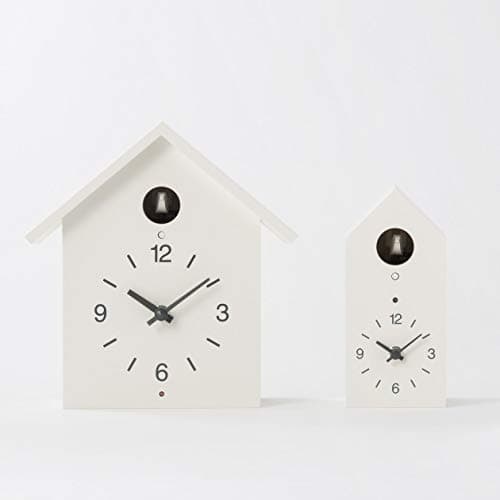 Muji Cuckoo Clock, White, Large