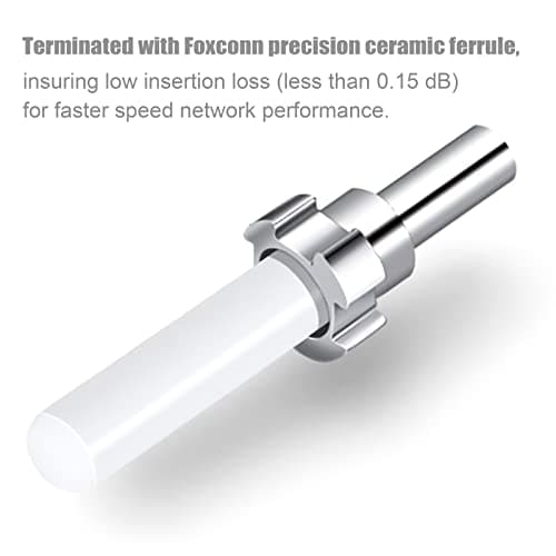 4Pack LC UPC 12 Fibers OS2 Single Mode Bunch Fiber Optic Pigtail, SingleMode 9/125 LC-UPC Fiber Pigtail, 1.5m (5ft)