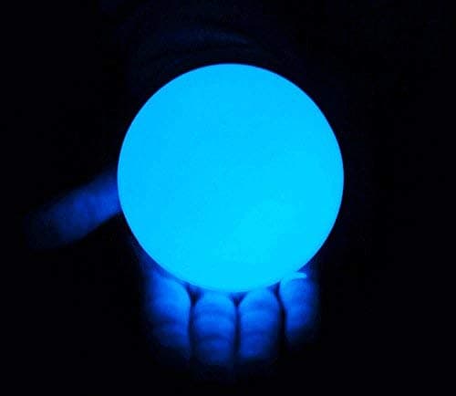 DSJUGGLING Clear UV Acrylic Contact Juggling Ball - 4" - 100mm