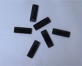 Jet SWAROVSKI Rhinestone FlatBack BAGUETTE 15X5mm