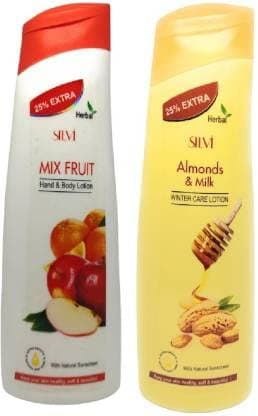 Silvi Men's And Women's Mix Fruits & Almond Honey Lotion 100 ML each(pack Of 2)