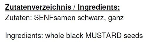 Rajah Spices Whole Black Mustard Seeds | Mustard | Black Mustard | Whole Mustard Seeds | Black Rai Seeds | Black Rai | Rai Seeds | (100g)