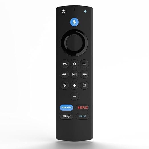 LOUTOC Voice Remote Control Compatible with AMZ TV Stick 3rd Gen (Black)