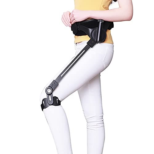 Stroke Hemiplegia Rehabilitation Training Walking Aids, Ergonomic Lightest Weight and Three-Speed Adjustment Stand Up Mobility Aid, for Elderly, Seniors & Handicap(Size:L Code,Color:Left Leg)