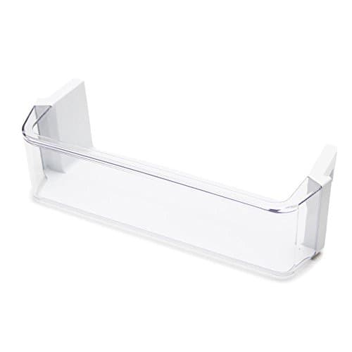 Whirlpool WPW10555822 OEM Refrigerator Door Half Shelf Bin, White and Transparent