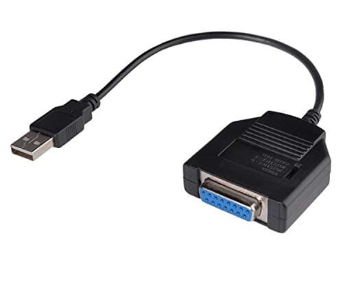 ECS Game Port to USB Adapter - USB to 15 pin Gameport Joystick Adapter Converter Cable