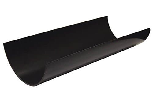 FloPlast 112mm Black Half Round Gutter 4M