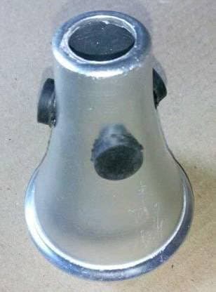 Music Gallery Trumpet Mute Silver Made For Practice-01 Bb (Nickel)