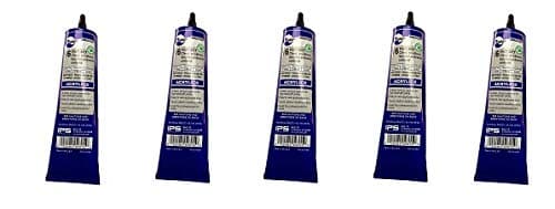 SCIGRIP 16 10315 Acrylic Cement, Low-VOC, Medium Bodied, 5 Ounce Tube, Clear (5)