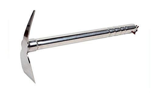 Mengbaobao MBB Stainless Steel Garden Hoe Pick Multipurpose Hand Tool Digging Weeding Seeding Turning Soil