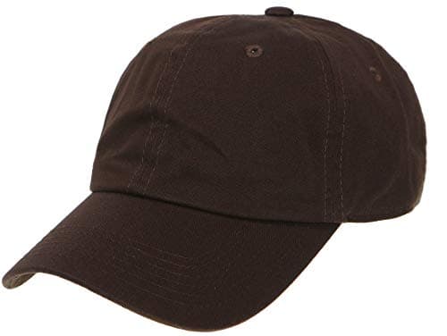 RufnTop Black Eagles 100% Cotton and Denim Washed Classic Dad Hat Plain Dyed Low Profile Baseball Cap(Brown OS)