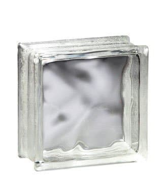 Decora Glass Block 8 X 8 X 3 Thinline Decora Wave by Pittsburgh Corning