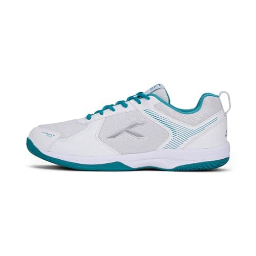 HUNDRED Court Star Badminton Shoes (Non Marking) | Also Perfect for Squash, Table Tennis, Volleyball, Basketball & Indoor Sports | Lightweight & Durable | X-Cushion Protection