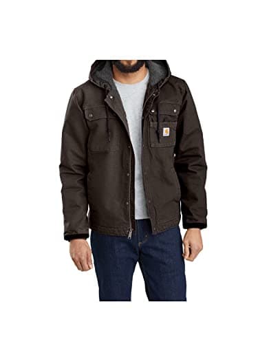 Carhartt Relaxed Fit Washed Duck Sherpa-Lined Utility Jacket