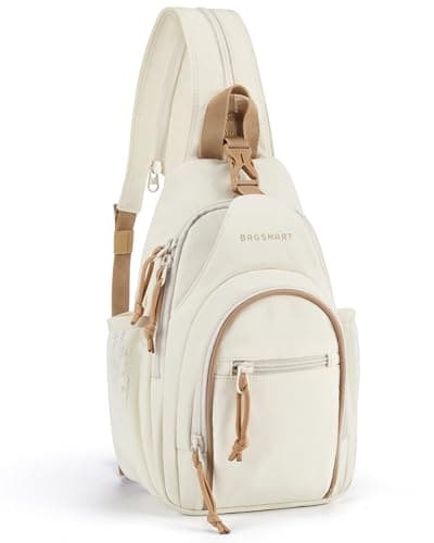 BAGSMART Crossbody Sling Bag for Women Men, Small Travel Shoulder Bag, Purse Cross Body Bag, Anti-thief Chest Daypack