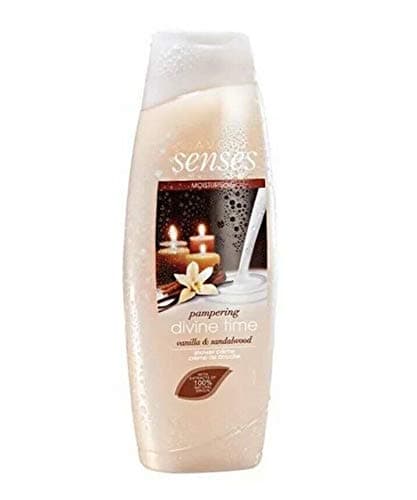 2 Avon Senses Pampering Divine Time Shower Creme 250ml WITH LITTLE BLACK DRESS 30ML