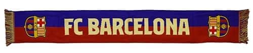 Barcelona Barça Loom No. 46 Scarf with FC License Measures 140 x 20 cm Azul Y Rojo, Azul Y Rojo, 140 X 20 cm