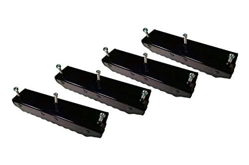 4 Stabilizer Street Pads Fits Most JD 310 & 410 Backhoes - 3 Bolt - AT195669