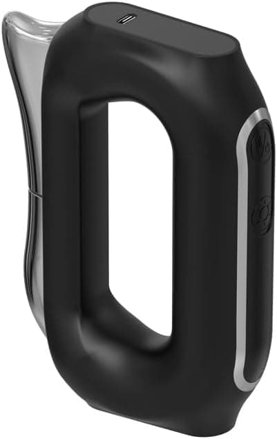 Heated Muscle Scraping Tool - Portable Muscle Relaxation Therapy Device. Features Three Modes: Vibration, Heat Therapy, and Microcurrent (Electric Fascial Knife-Blcak)