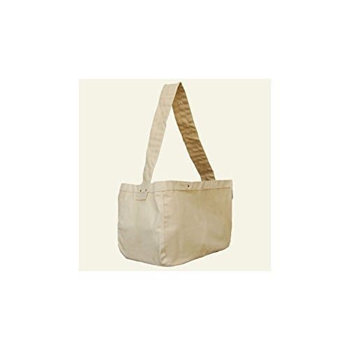 Continental Bag Cotton Canvas Reusable Shopping/ Messenger Bag, in Natural