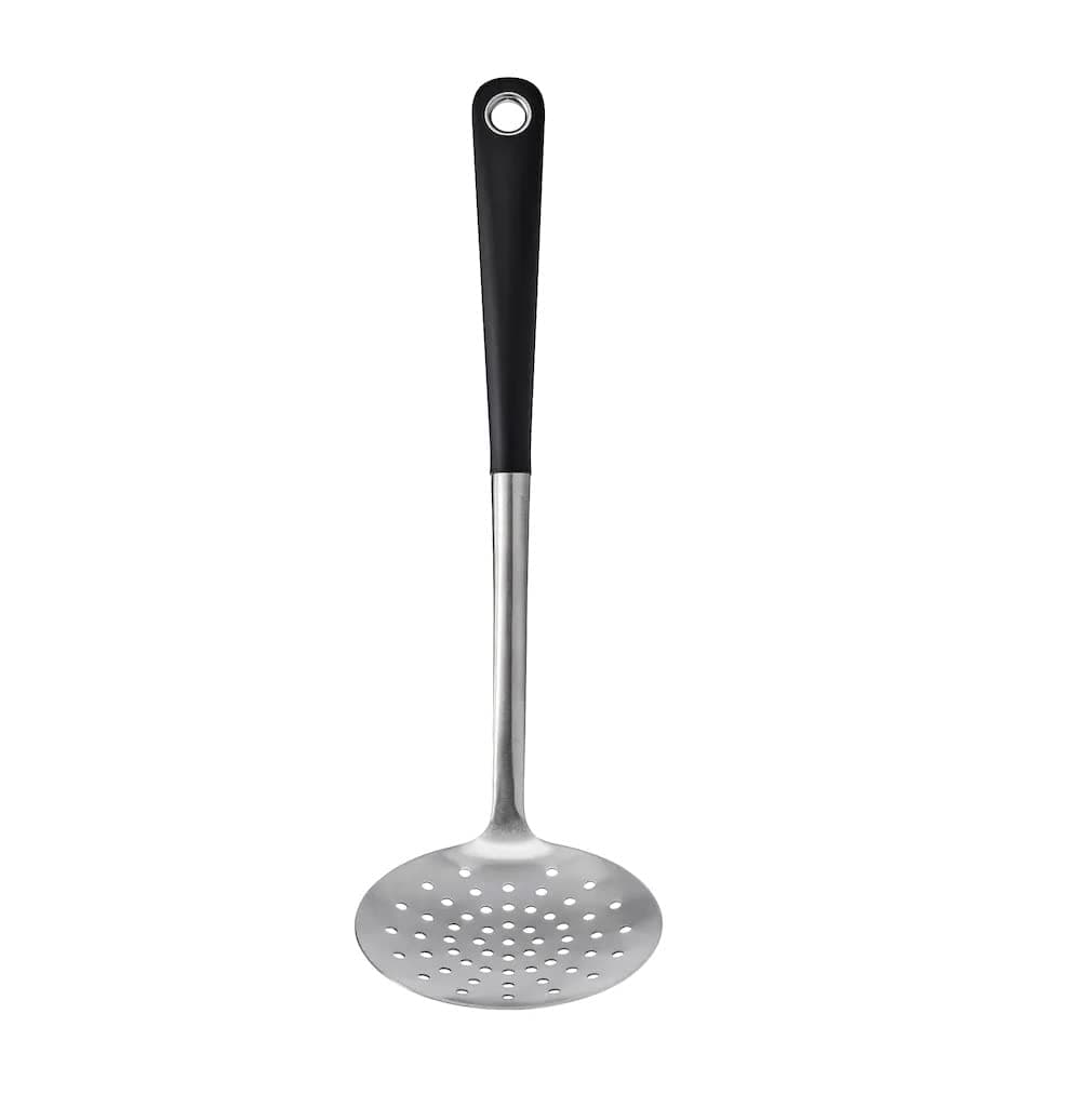 Ikea TSSP HJÄLTE Skimmer, Stainless Steel/Black