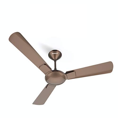Havells Enticer 1200mm Decorative, Dust Resistant, High Power in Low Voltage (HPLV), High Speed Ceiling Fan (Bronze Cola Chrome)