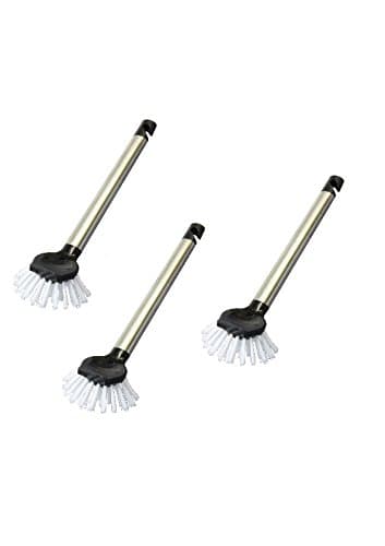 Stainless Steel Handle Dish Brush - Washing Up Brush Set of 3